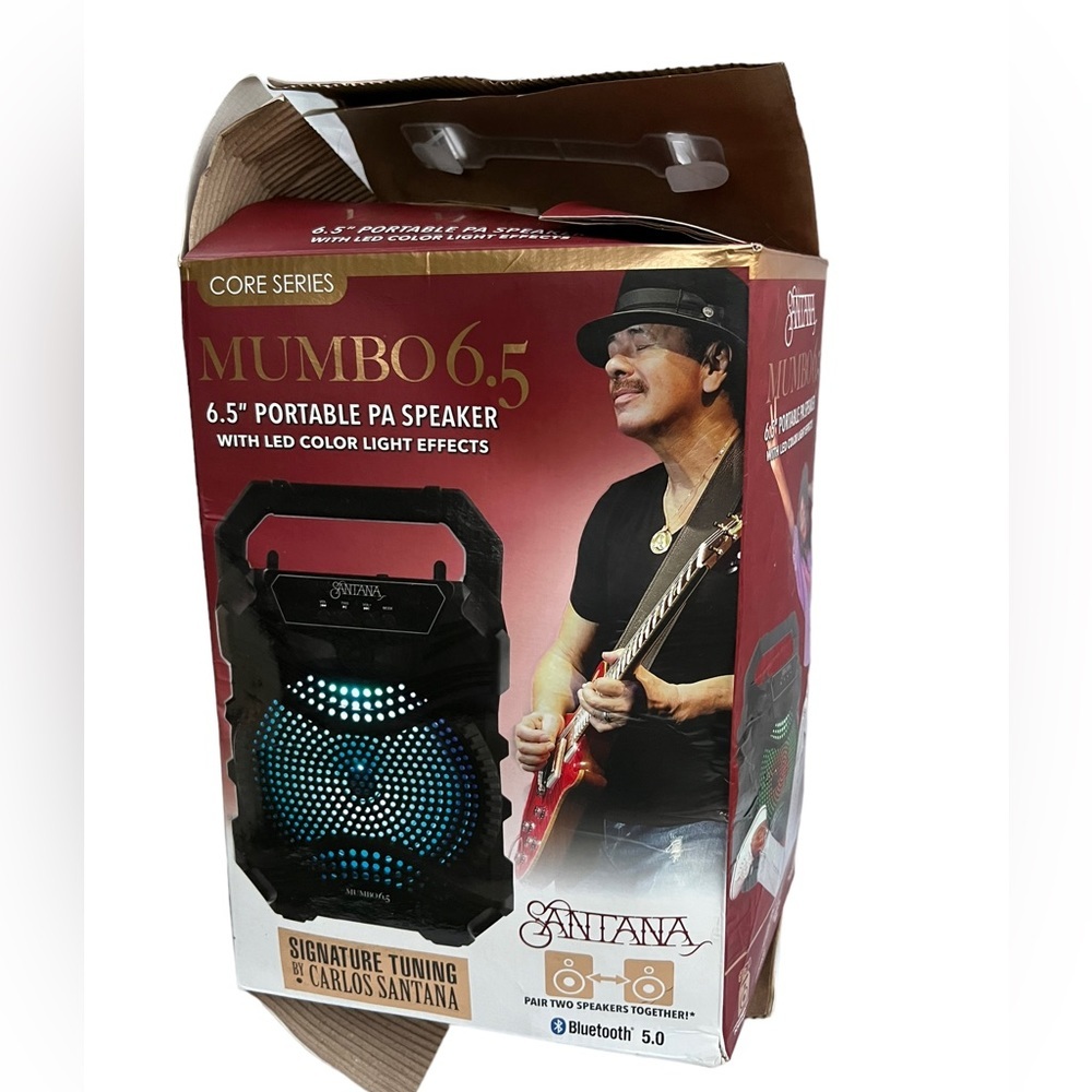 NEW core series Santana 6.5 portable Bluetooth LED speaker